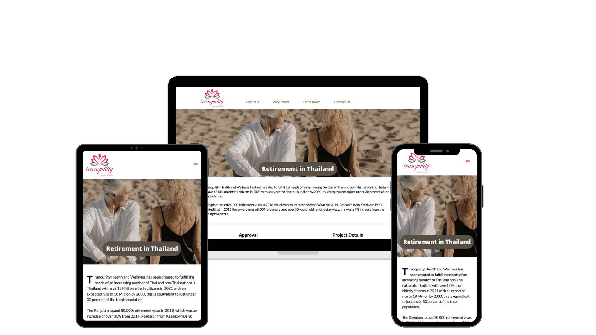 Tranquility Health And Wellness Lion Digital Marketing