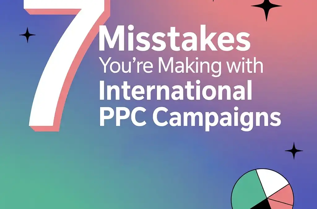 7 Mistakes You're Making with International PPC Campaigns (and How to Fix Them)
